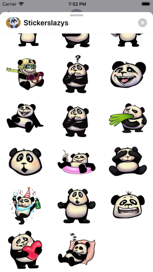 Stickers lazy panda(圖5)-速報App