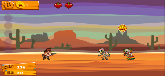 wütender bewaffneter Mann