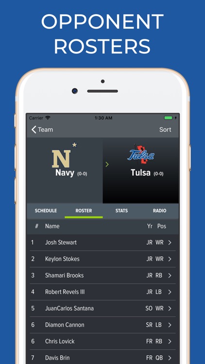 Navy Football Schedules screenshot-6
