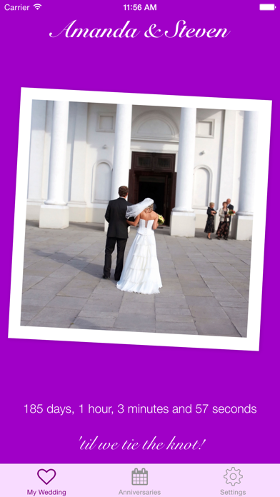 How to cancel & delete Tie The Knot Wedding Countdown from iphone & ipad 4