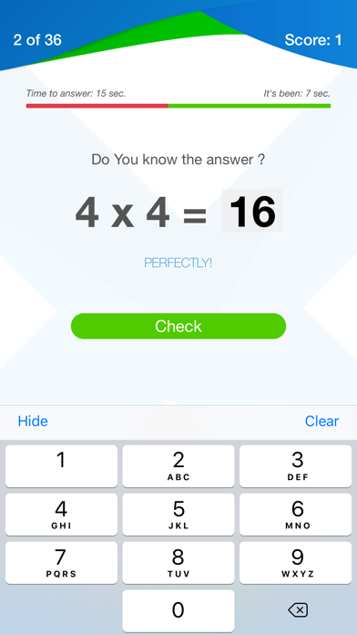 BigX Multiplication table screenshot 4