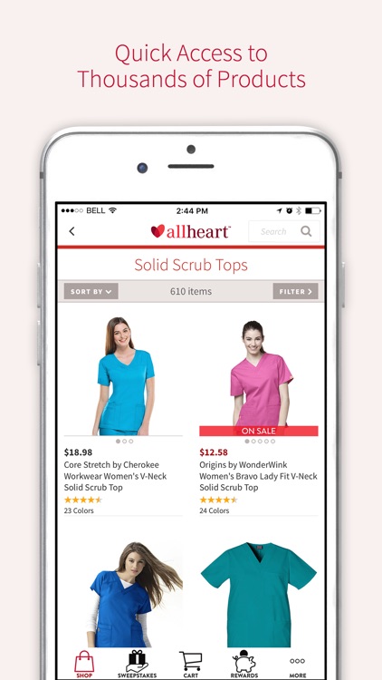 allheart: shop scrubs & more