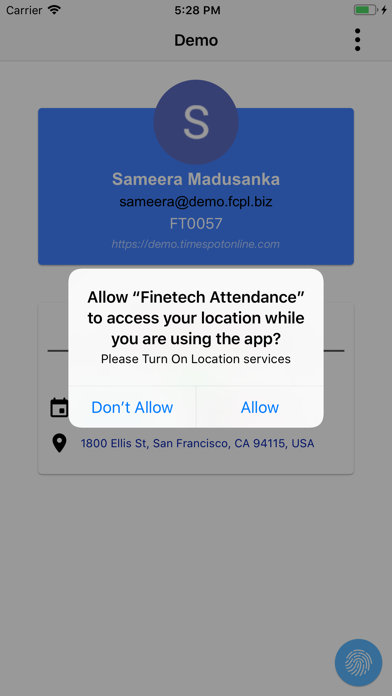 How to cancel & delete Finetech Attendance from iphone & ipad 3
