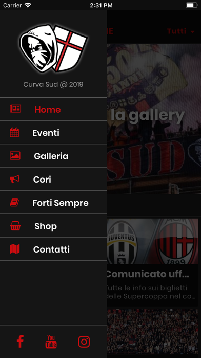 Curva Sud Milano screenshot 2