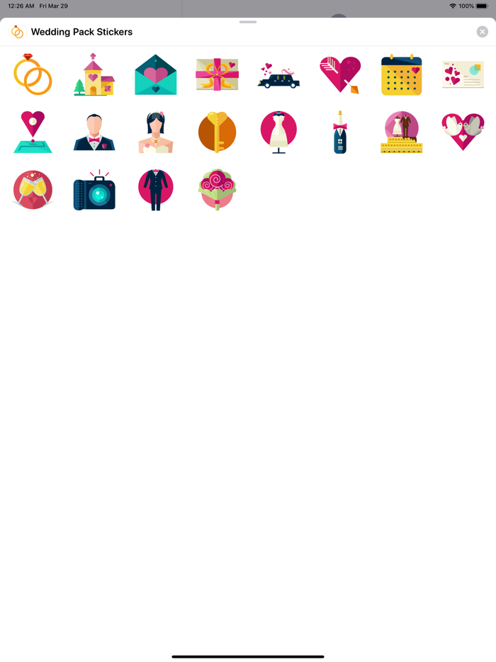 Wedding Pack Stickers