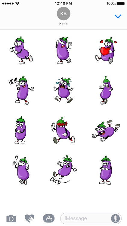 Eggplant Stickers screenshot-4