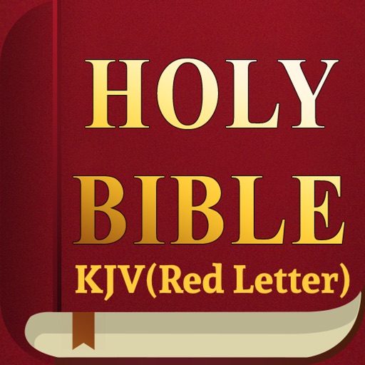 Red Letters King James Version iOS App