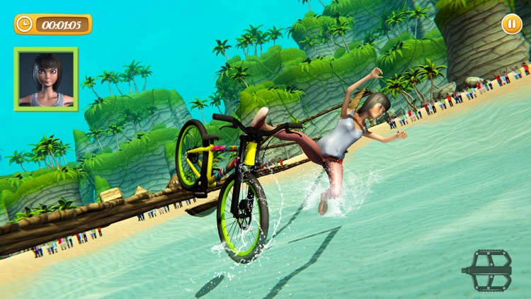 Impossible BMX rider