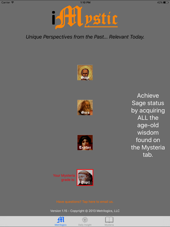 Screenshot #4 pour iMystic from Metrilogics