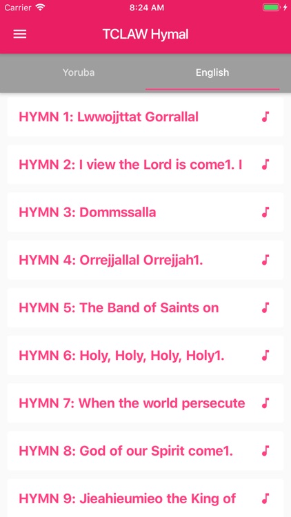 TCLAW Hymnal