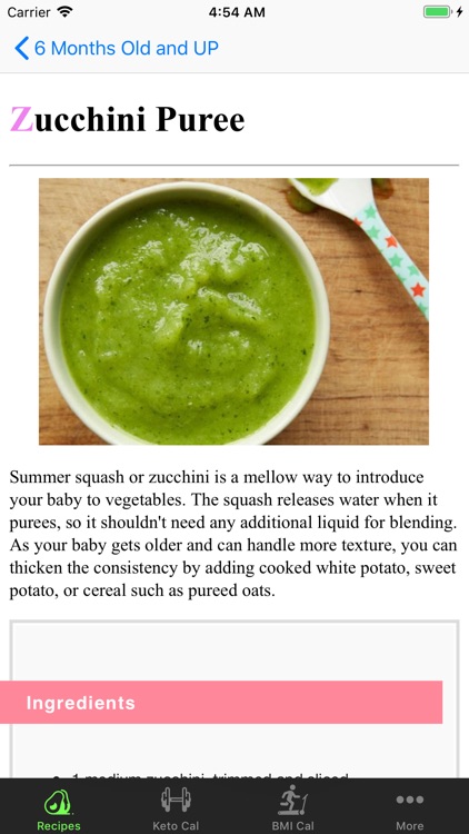 Baby Food Recipes (Home-made)