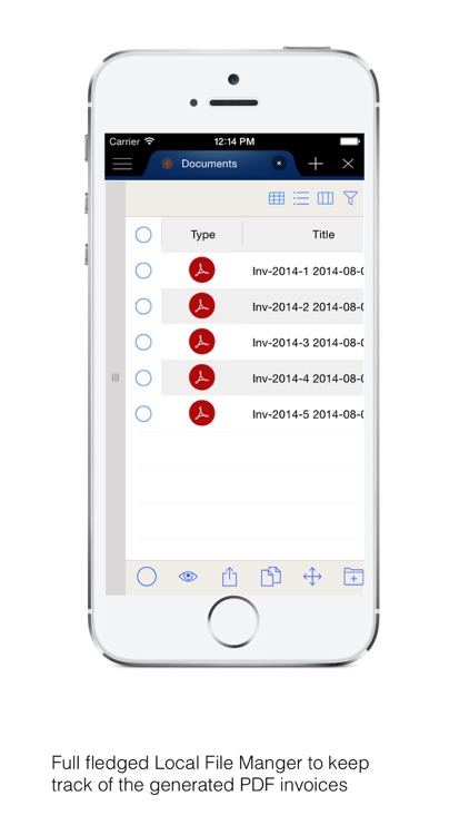 Cloud Invoice Pro : Email PDF screenshot-4