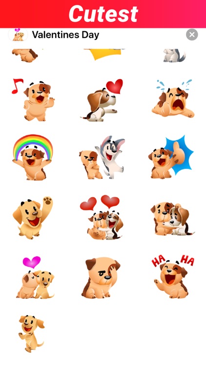 Lovely Valentines Day Stickers