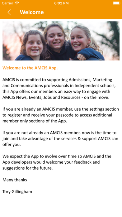 How to cancel & delete AMCIS Member App from iphone & ipad 2