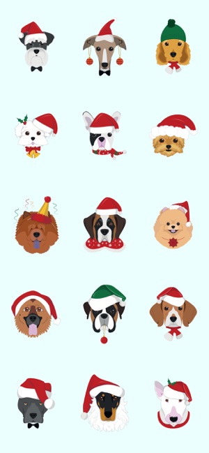 Christmas Pug Stickers Emojis(圖4)-速報App