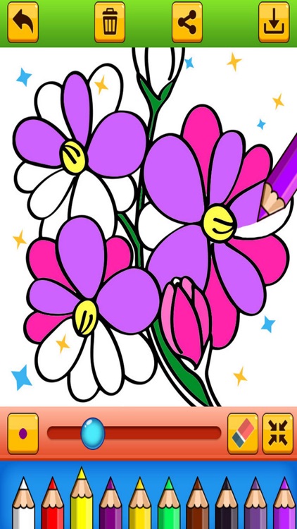 Flower Coloring screenshot-3