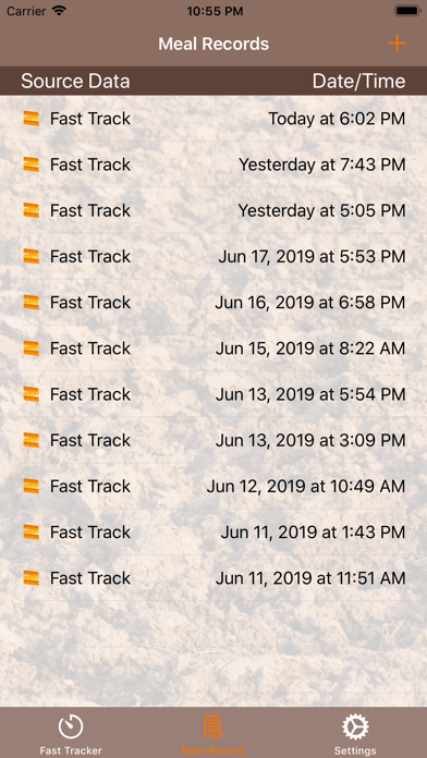 MyFast Track screenshot 2