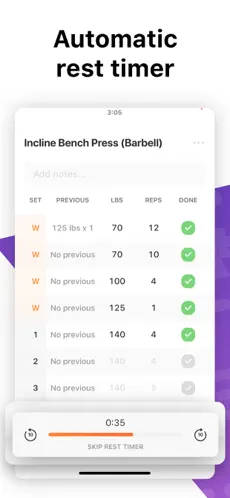 Captura de Pantalla 3 Bolt - Workout Tracker Gym Log iphone