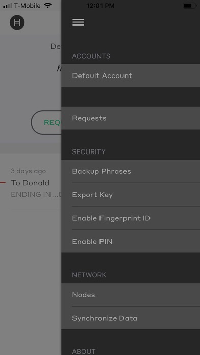 Hedera Wallet screenshot 2