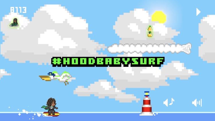 #HoodBabySurf