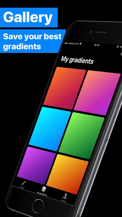 Gradients Maker Design Tool HD screenshot 3