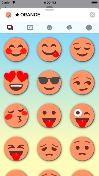 ORANGE Emoji • Stickers