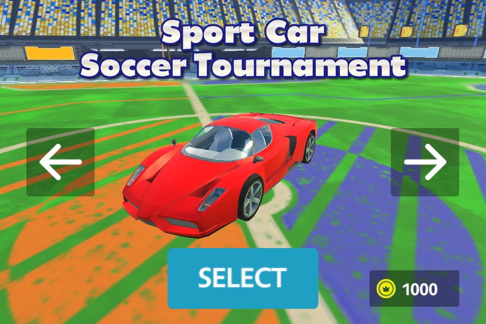 Sport Car Soccer Tournament 3D screenshot 2
