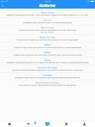 Screenshot 1 AimHarder iphone