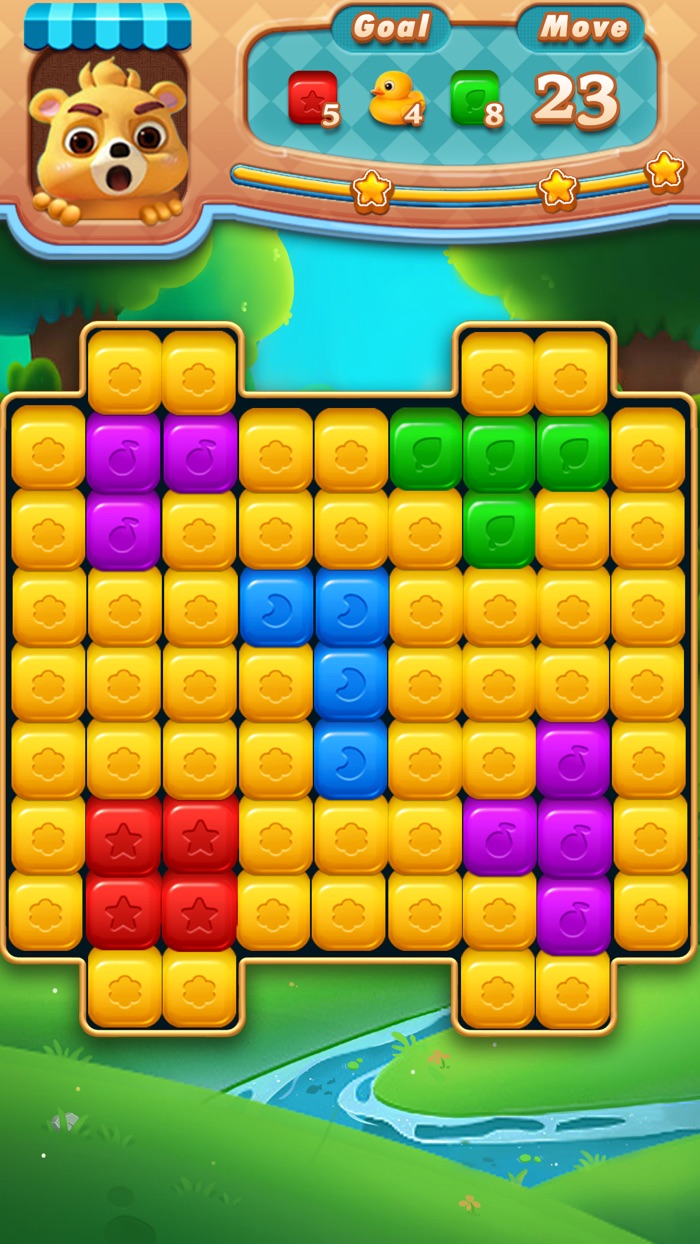 Toy Block Tap Cube Brick Pop