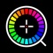 "ColorLoupe2" is a tool that helps to know the color names for color blind people