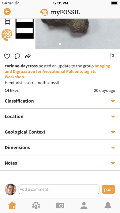 myFOSSIL screenshot 4