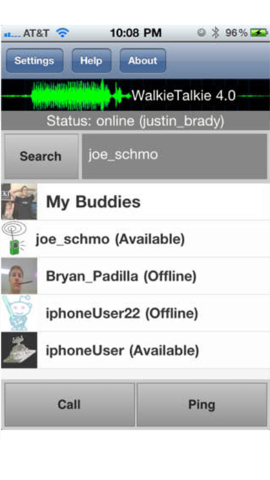 WalkieTalkie VOIP Screenshot 3