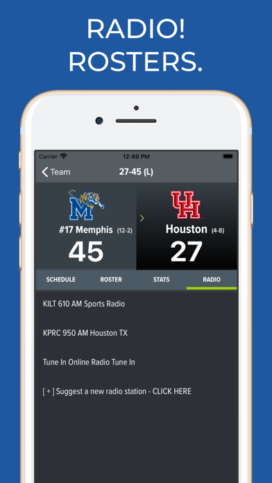 Houston Football App screenshot 2