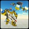 Welcome to the enthusiastic game play of Flying Rickshaw Transform Robot Shooting Game