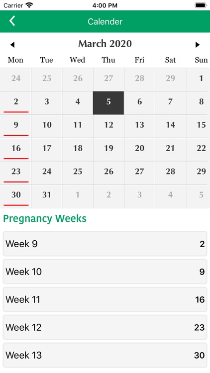 Pregnancy Tracker & Assistant screenshot-7