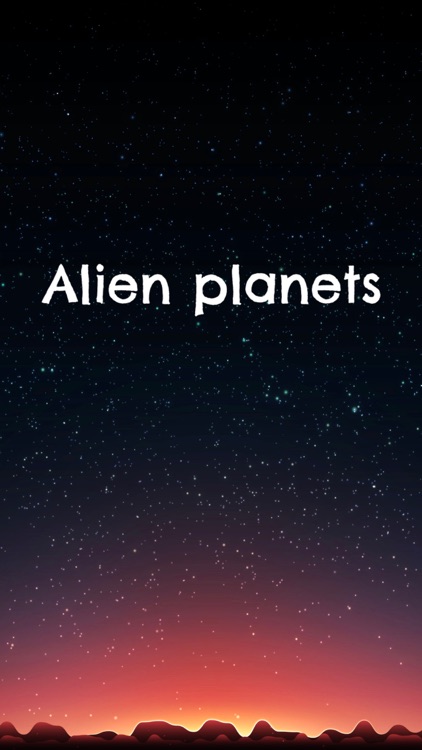 Alien planets