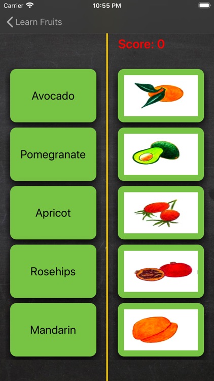 Fruits name in English screenshot-3