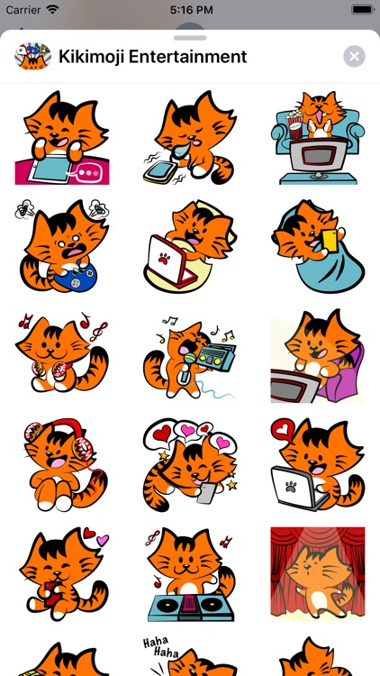 Kikimoji Fun - Cat Sticker