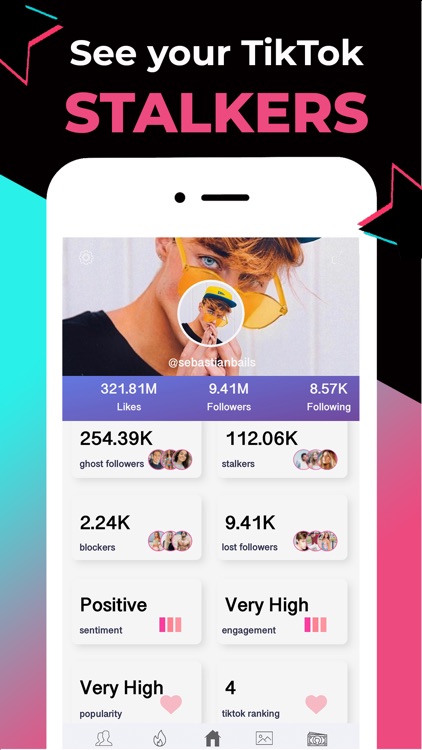 TikTracker: Likes, Fans, Stats