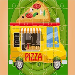 Pizza Truck Jigsaw By Natalie Mitchell