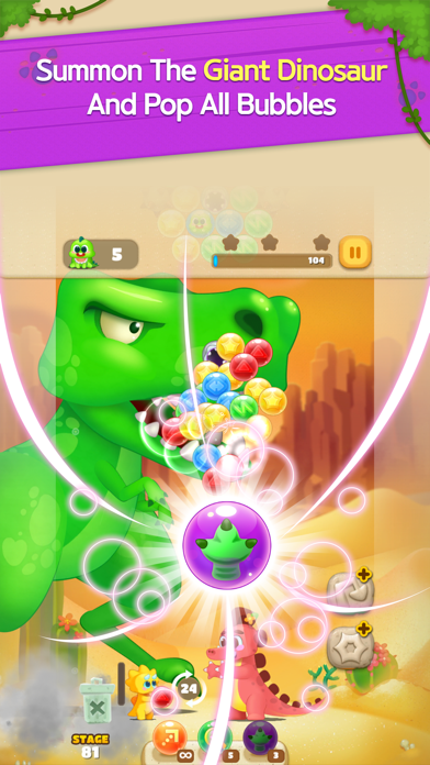 Bubble Shooter: Dino Friends screenshot 2
