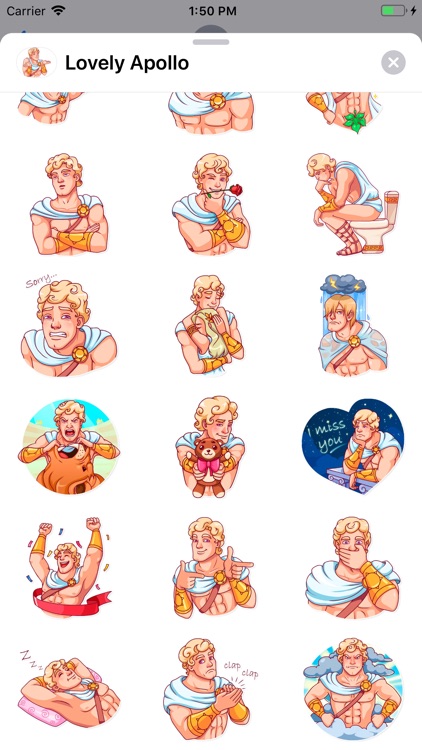 Lovely Apollo Sticker Pack