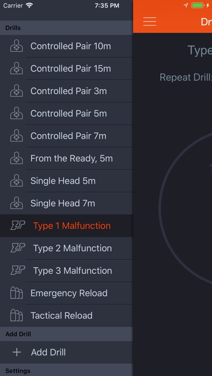 Dry Practice Drill