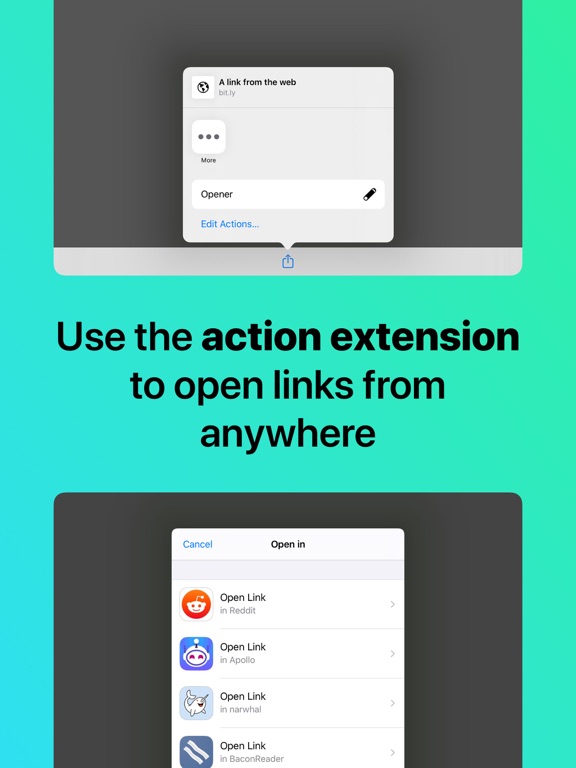 Opener ‒ open links in apps screenshot 2