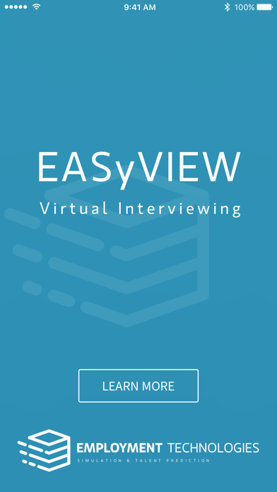 How to cancel & delete EASyView – Virtual Interview from iphone & ipad 1