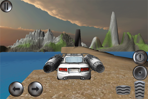 Jet Car - Tropical Islands screenshot 4