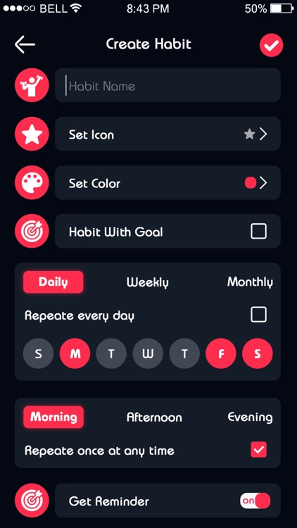 Habit Tracker: focus & record