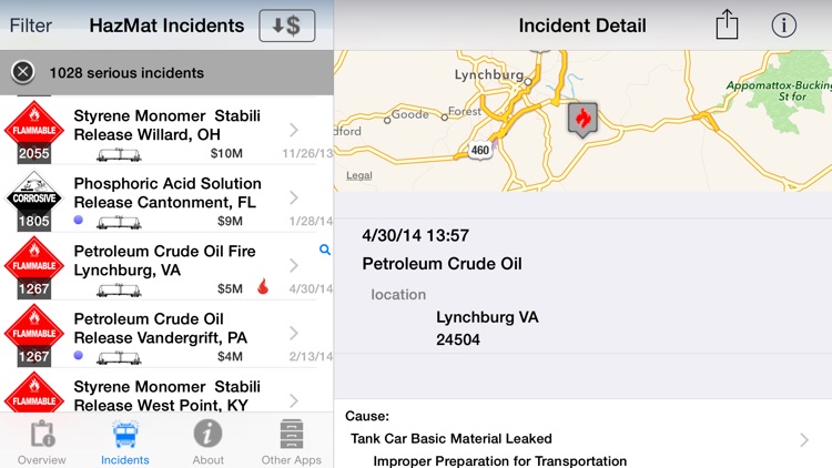 Hazmat Incidents screenshot-3