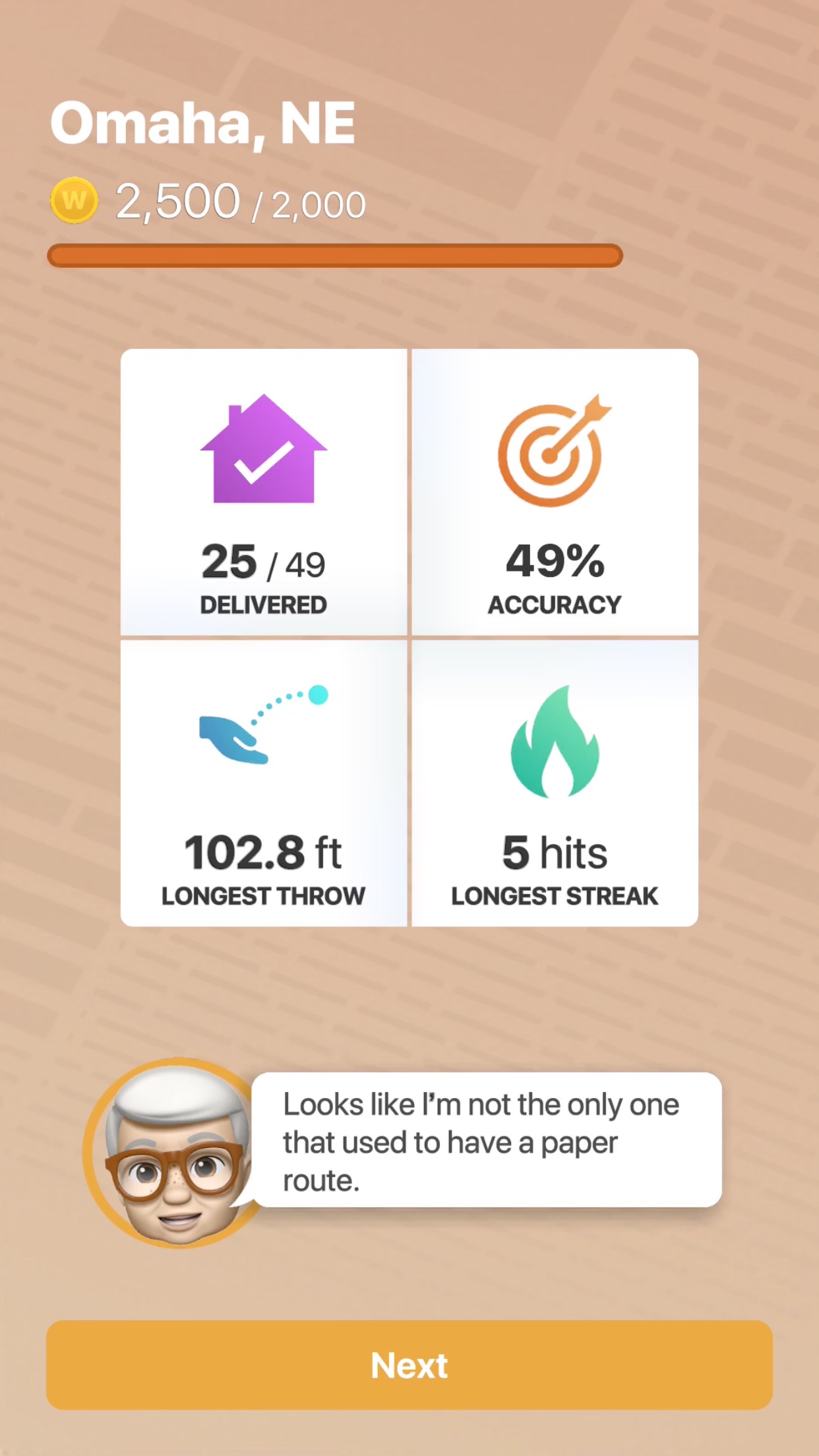 Screenshot do app Warren Buffett's Paper Wizard