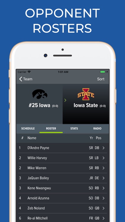 Iowa Football Schedules screenshot-7